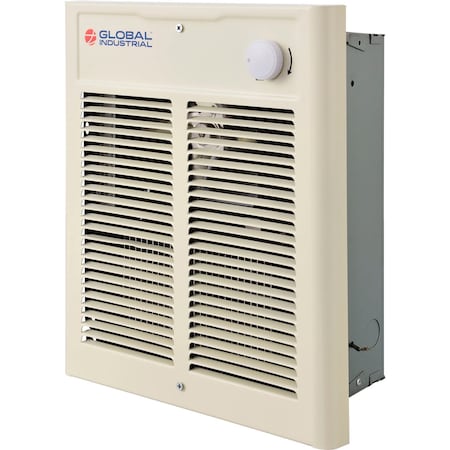 Global Industrial Fan Forced Wall Heater, Shaded Pole Motor, 1500W, 120V 246744